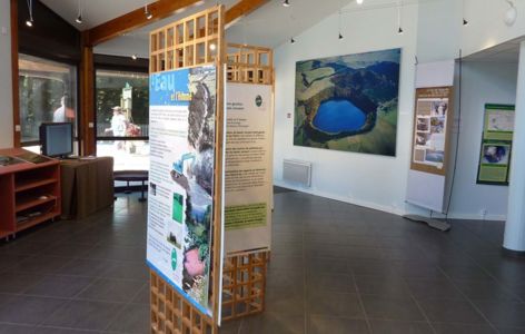 Salle d'exposition du lac Pavin