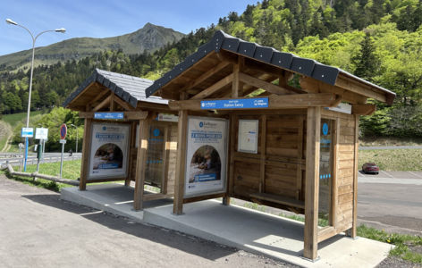 Ligne P45. Arrêt Station - Le Mont-Dore