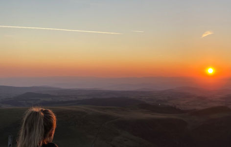 Lever de soleil, randonnée accompagnée_Murol