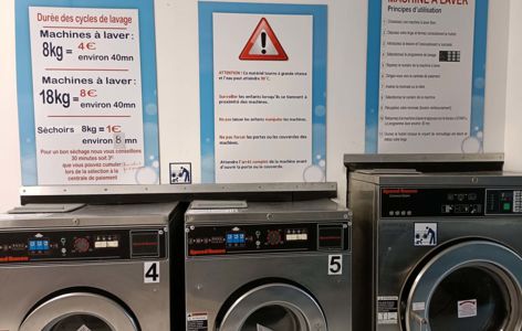 Laverie automatique en libre-service
