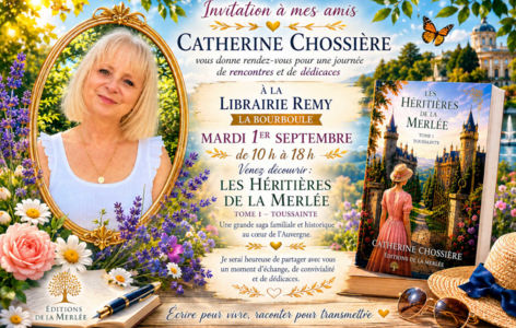 Séance de dédicaces : Catherine Chossière_La Bourboule