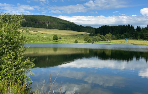 Site de pêche du plan d'eau du Pré Cohadon à Murat le Quaire_Murat-le-Quaire