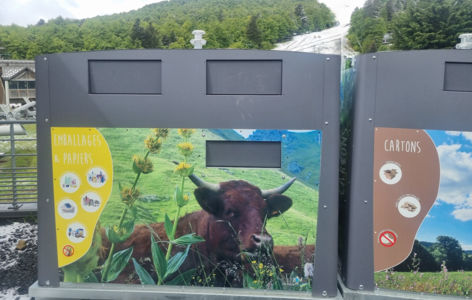 Point de collecte des déchets - Super-Besse_Super-Besse
