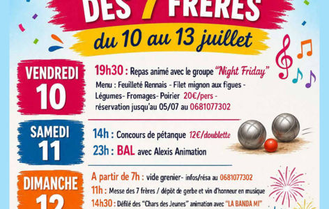 Fête patronale des 7 frères_Égliseneuve-d'Entraigues