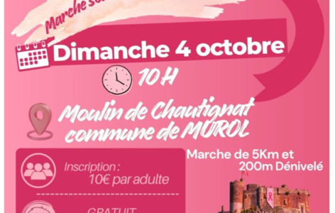 Octobre Rose à Murol