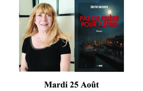 Séance de dédicaces : Edith Vacher_La Bourboule