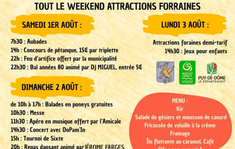 Fête patronale d'Espinchal