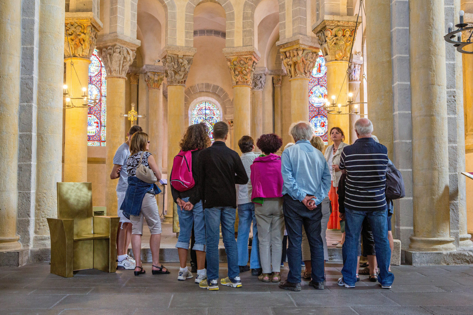 Léglise Romane De Saint Nectaire Dans Le Puy De Dôme 63