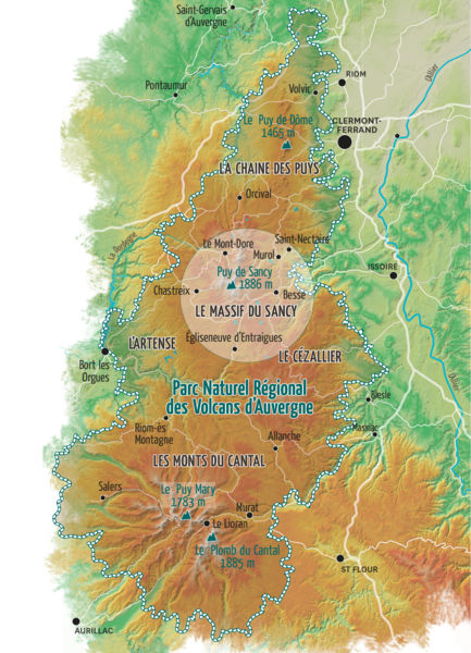 Parc Naturel Régional Des Volcans Dauvergne 