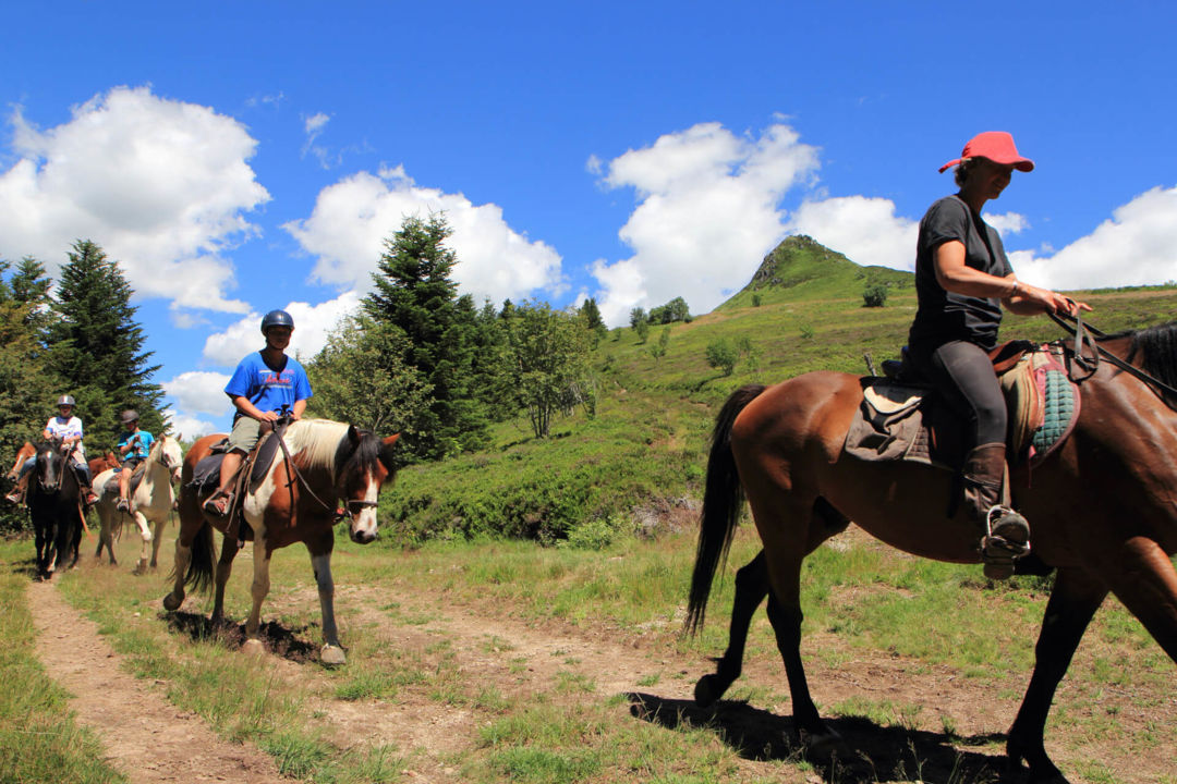 Découvrir à cheval la Réserve Naturelle Nationale de Chastreix-Sancy