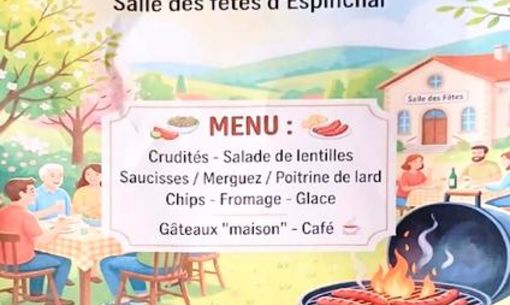 Repas des voisins et amis d'Espinchal