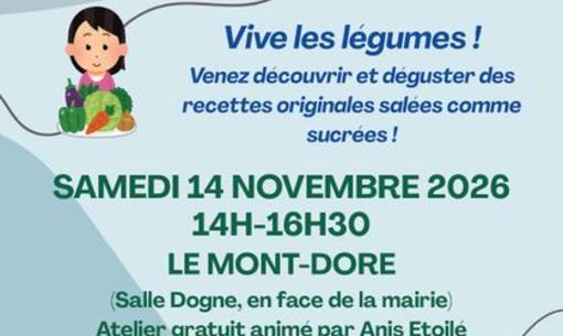 Atelier cuisine parents-enfants : Vive les légumes !