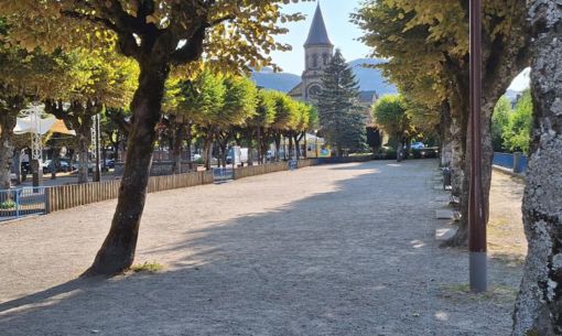 Terrain de pétanque de La Bourboule