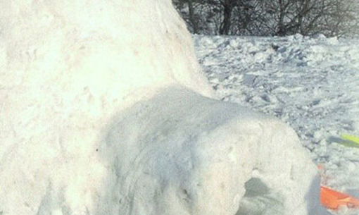 Animation nordique : igloos et quinzhee (activité encadrée)