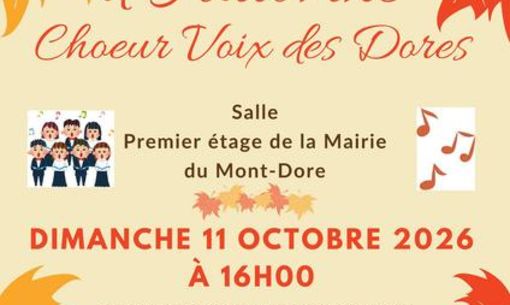 Autumn concert by the Voix des Dores choir