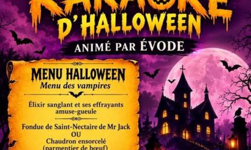 Karaoké d'Halloween au Cèdre Doré