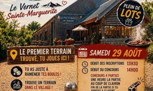 Concours de pétanque sauvage