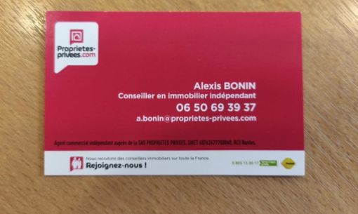 Alexis Bonin - Conseiller en immobilier indépendant