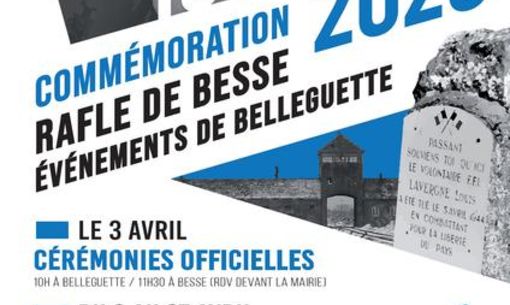 Commémoration de la Rafle de Besse et des événements de Belleguette