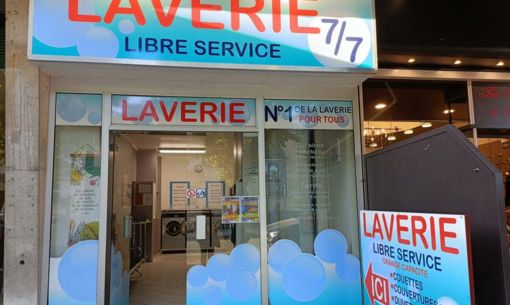 Laverie automatique en libre-service