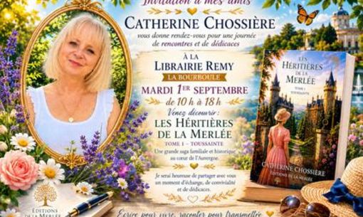 Séance de dédicaces : Catherine Chossière