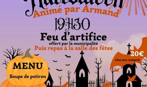 Halloween : repas et feu d'artifice
