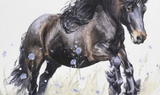 Exposition : Le cheval et la fleur, délicatesse et résilience