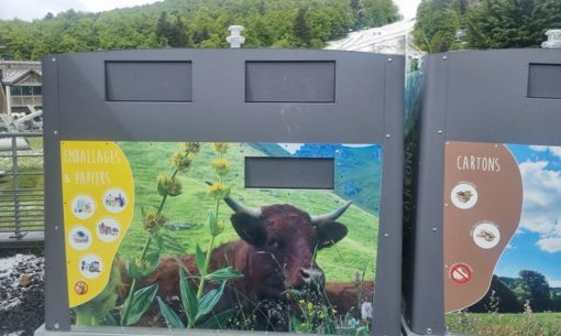 Point de collecte des déchets - Super-Besse