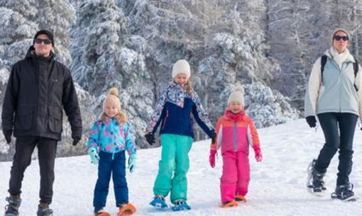 Balade et glissades en famille, randonnée accompagnée