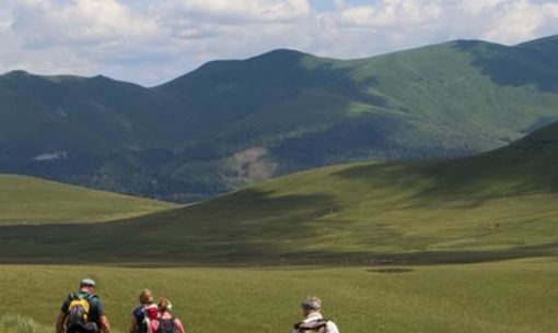 Balade au coeur des volcans, randonnée accompagnée