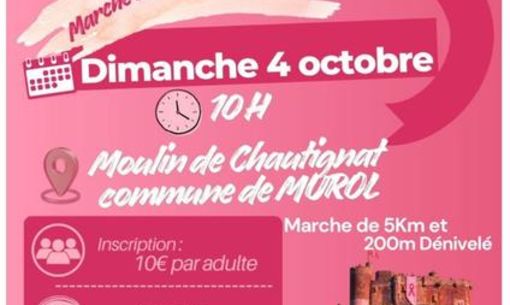 Octobre Rose à Murol