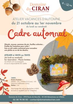 Ateliers d'automne : Cadre automnal